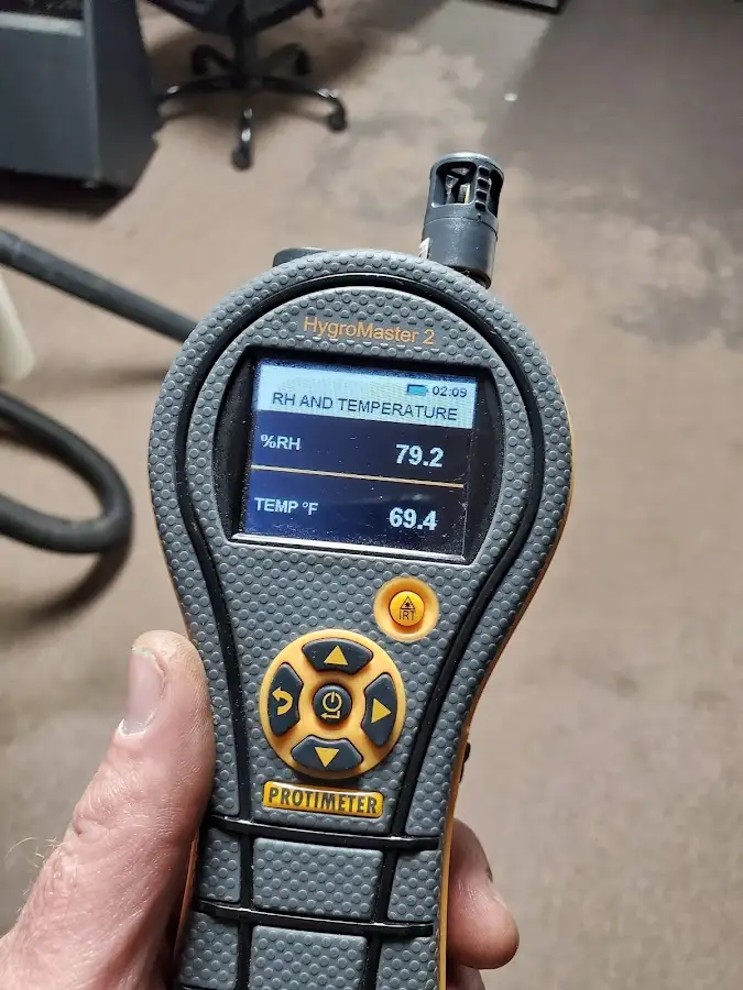 Moisture meter humidity assessment for Mold Remediation & Removal in Russellville